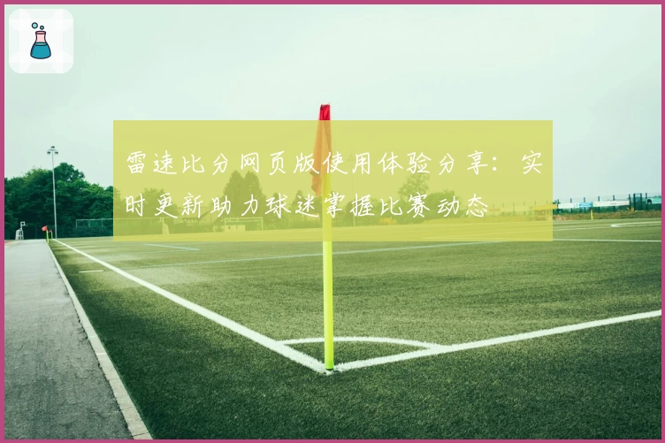 雷速比分网页版使用体验分享：实时更新助力球迷掌握比赛动态
